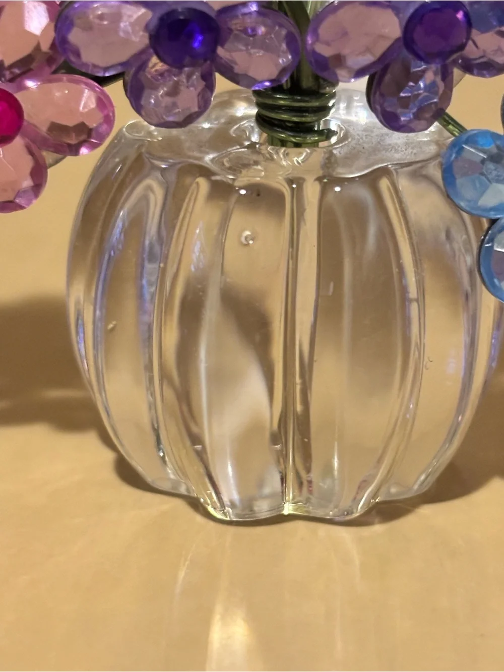 Acrylic Floral Decorative Piece